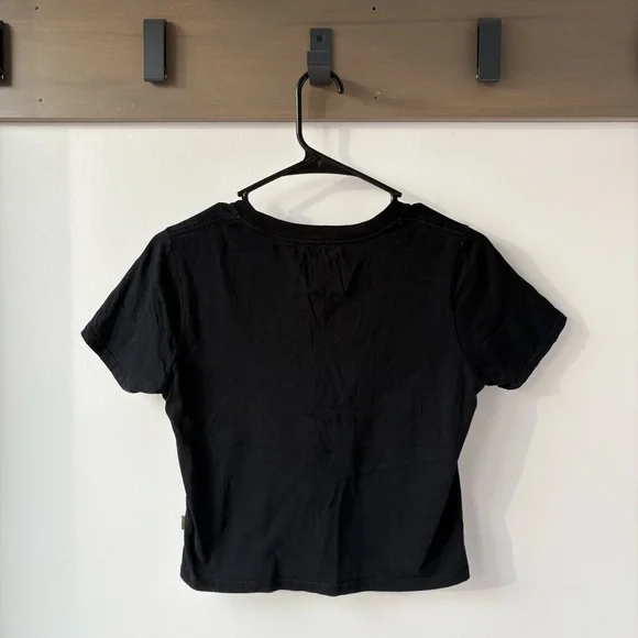 Heaven by Marc Jacobs Black Mesh Star Tee Shirt - Size Small - Y2K - Picture 8 of 8